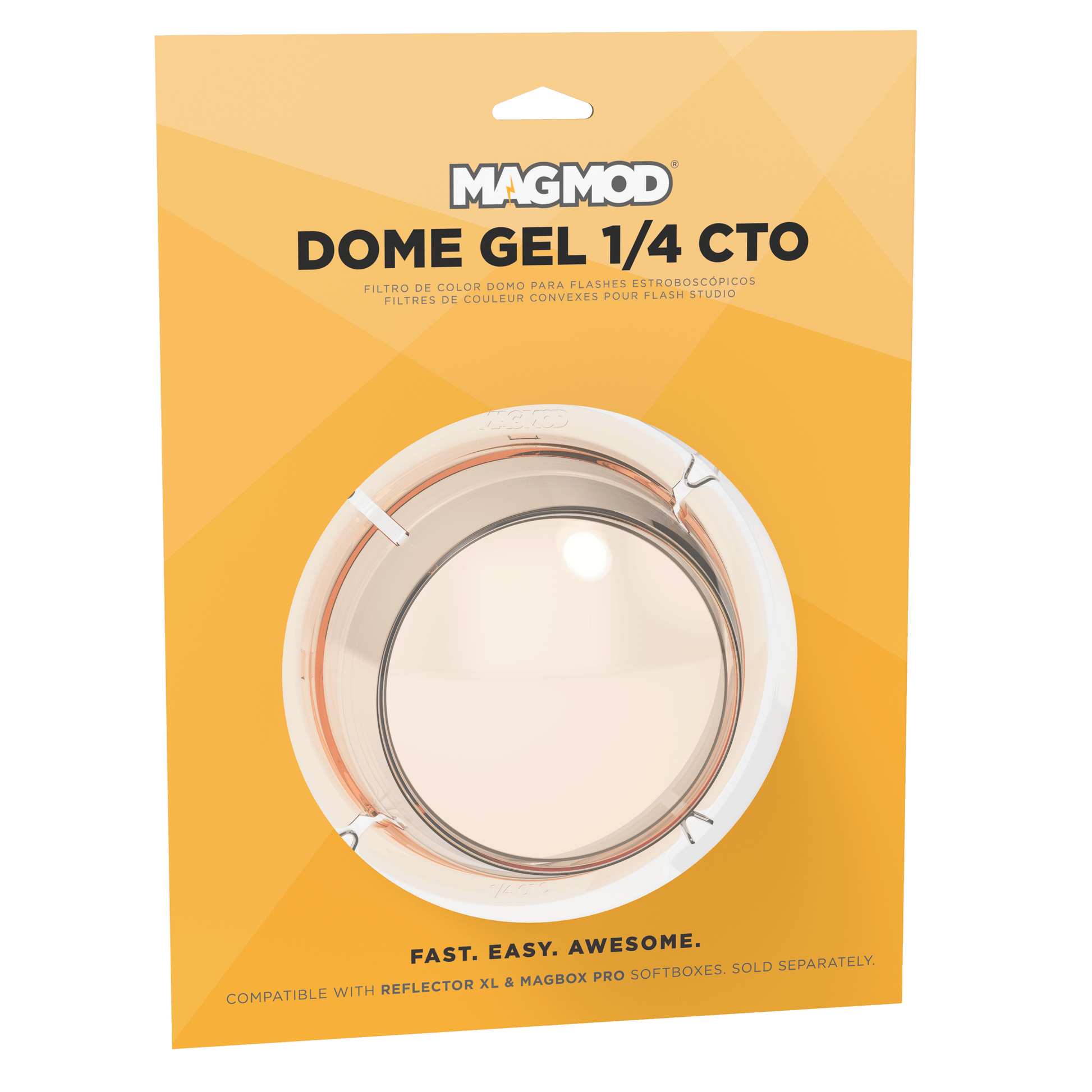 Dome Gel 1/4 CTO - MagnetMod