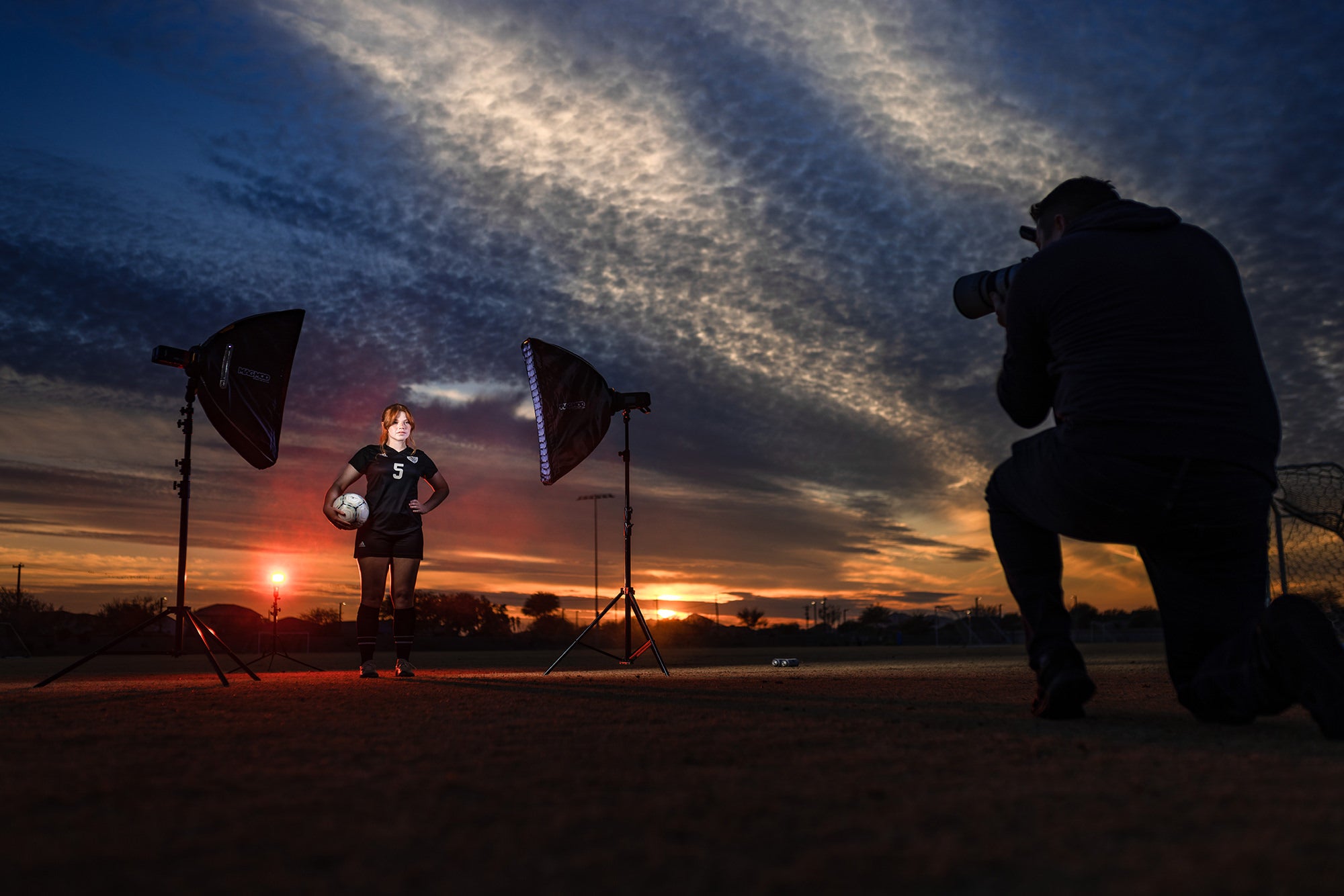 Senior Portraits with MagBox Pro 36" Strip Boxes